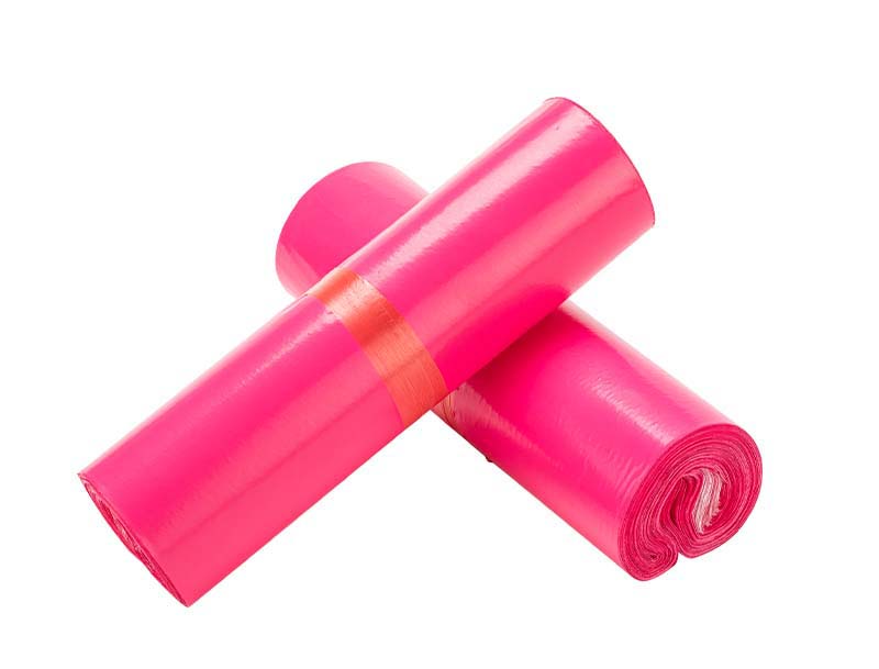 红塔玫红色快递袋-02